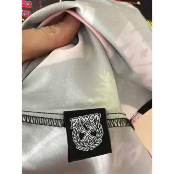 Dixxon Flannel Company Dancun Party Shirt Size Womens 2X Red Cup Palm Trees - Picture 5 of 7